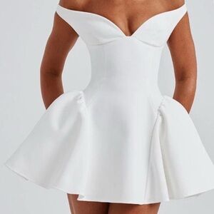 Babyboo mini white dress